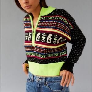 Urban Outfitters BDG Cropped Sweater Half Zip